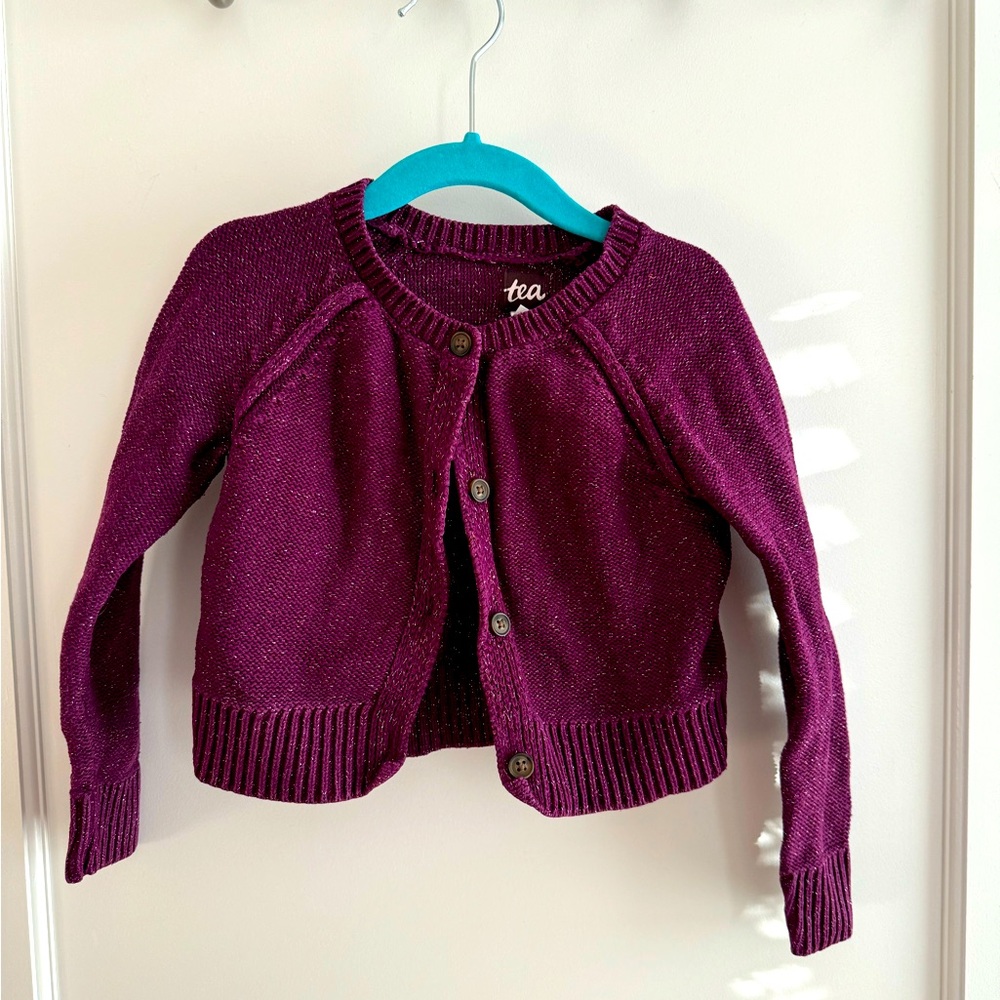 Tea collection cardigan size 2-3 (xs)
